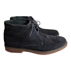 Alfani Blue Suede Lancer Leather Chukka Boots Men 9.5 M